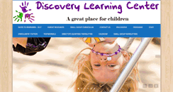 Desktop Screenshot of discoverylearningcenter.net